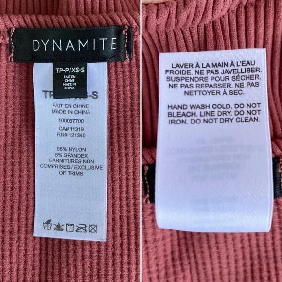 Dynamite Ribbed Tube Top - Picture 14 of 14